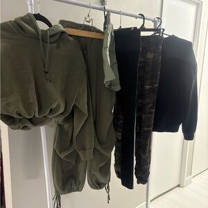 All for $10. Refuge Olive Green Hoodie and Joggers